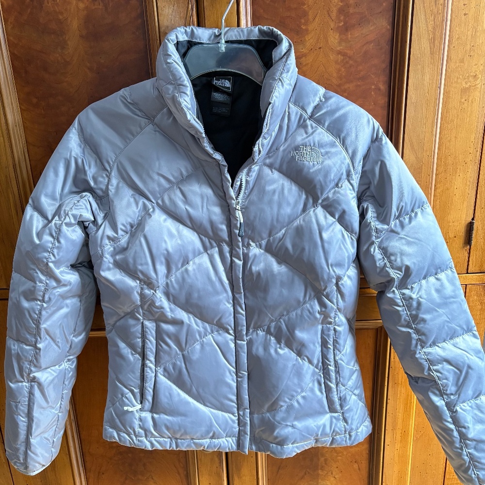 The North Face Satin Down Filled Puffer Jacket Women's Medium